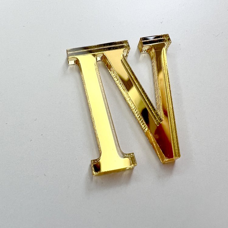 Зеркальные римские цифры Золото, 3 см, Epoxy Master — картинка 2