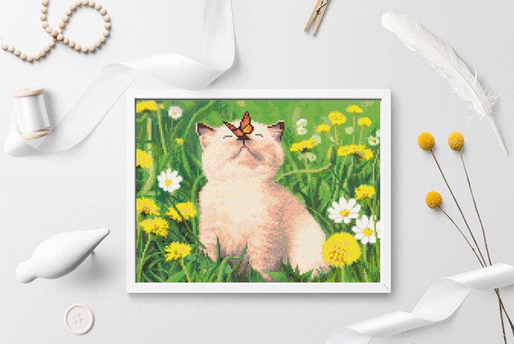 Алмазная вышивка «Дуновение весны» — картинка 2