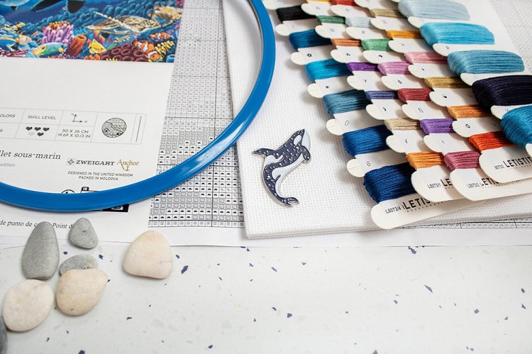 Набор для вышивания «Underwater Ballet (Балет под водой)» — картинка 5