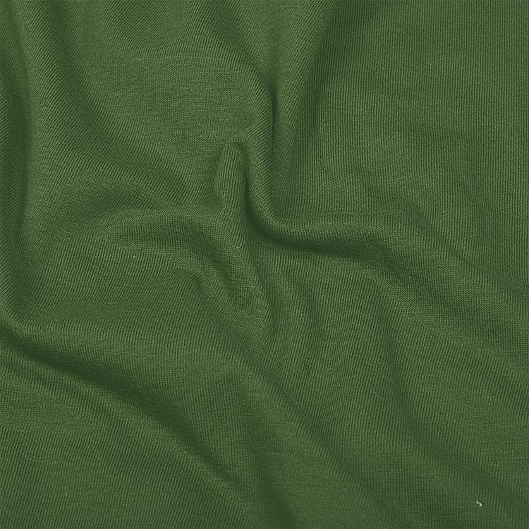 Ткань трикотаж Кулирка, 10 м x 200 см, 145 г/м², цвет: хаки, TBY — картинка 3