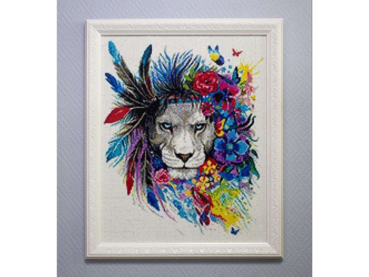 Алмазная вышивка «Цветные видения» — картинка 4