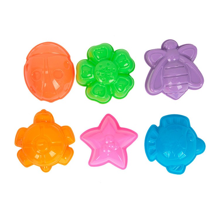 Космический песок 2 кг, желтый (с песочницей и формочками) — картинка 7