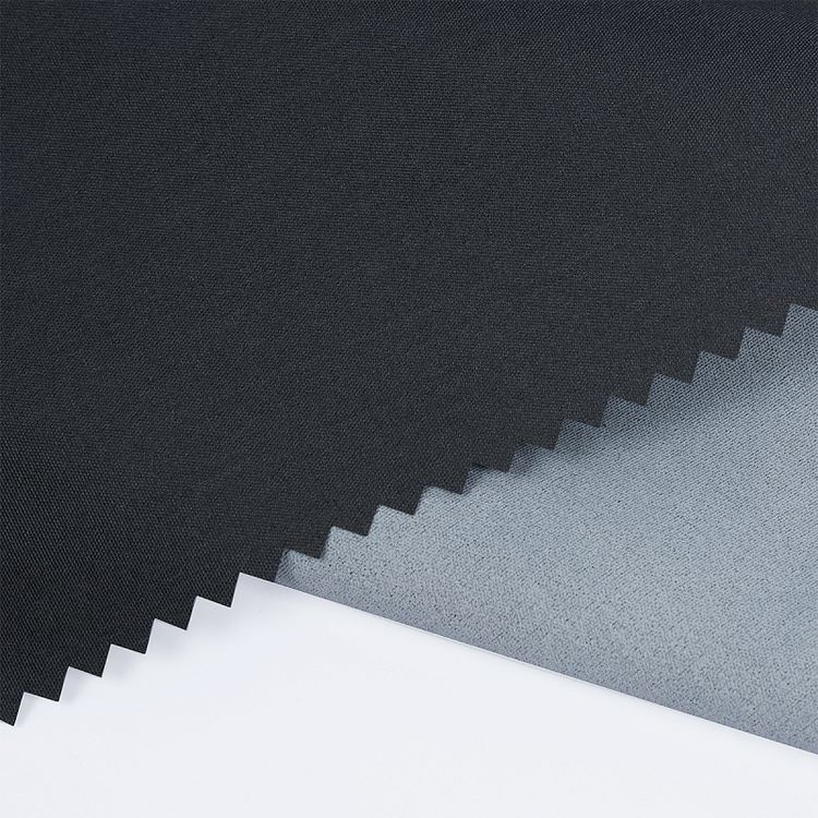 Ткань курточная Дюспо 240T, с пропиткой, PU MILKY, 1 м х 150 см, 80 г/м², цвет: темно-серый, TBY — картинка 2