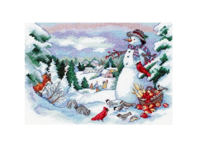 Набор для вышивания «Друзья снеговика»