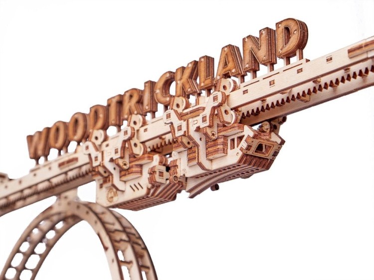Сборная модель Большие Американские горки, 554 элемента, Wood Trick — картинка 3