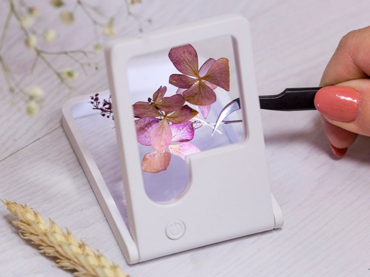 Карманная лупа с подсветкой и подставкой, увеличение Х3, Х10, FERSTEL — картинка 2