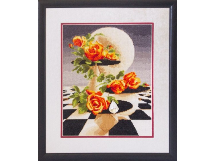 Набор для вышивания «Розы и кристалл» — картинка 2