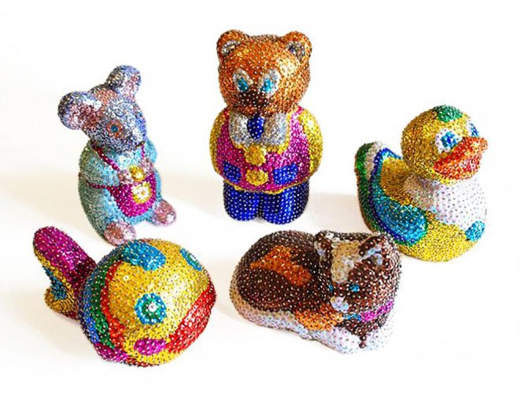 Объемная фигурка из пайеток «Кошка» — картинка 5