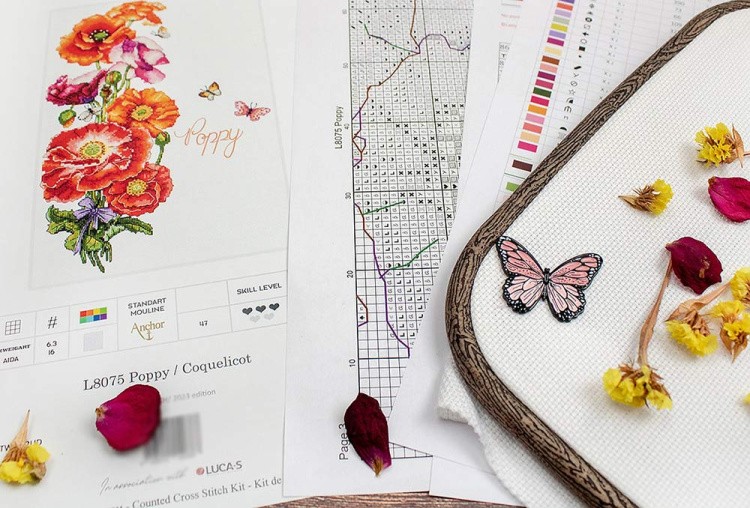 Набор для вышивания «Poppy (Мак)» — картинка 6