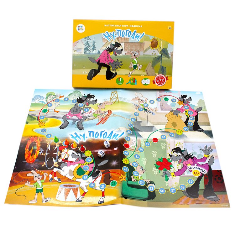 Игра-ходилка «Союзмультфильм. Ну, погоди!» — картинка 2