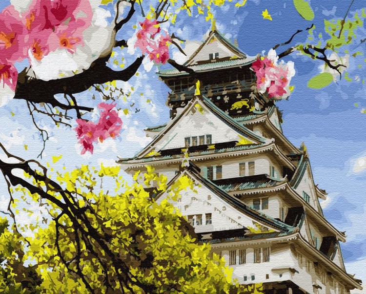 Картина по номерам «Японская весна»