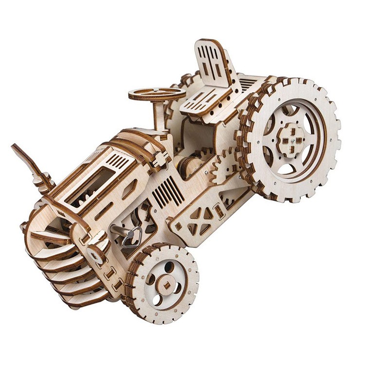 Деревянный конструктор Трактор, 135 элементов — картинка 6