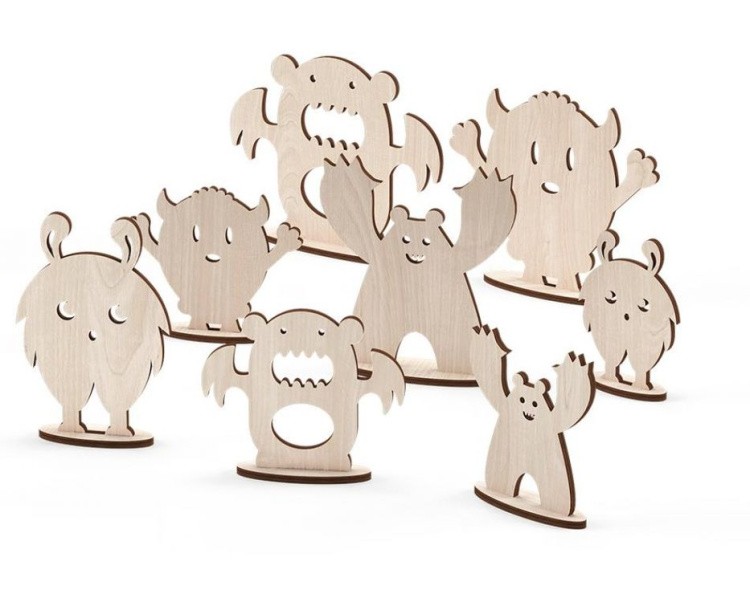 Конструктор из дерева «Пистолет-резинкострел с мишенями», Lemmo — картинка 4