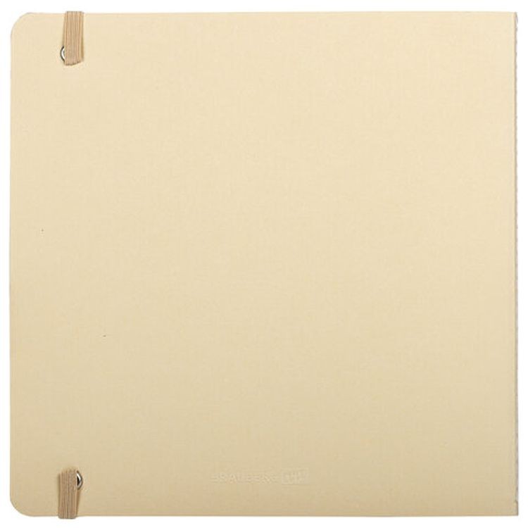 Скетчбук для акварели, 200 г/м2, 195х195 мм, среднее зерно, 20 л., сшивка, резинка, бежевый, BRAUBERG ART — картинка 8