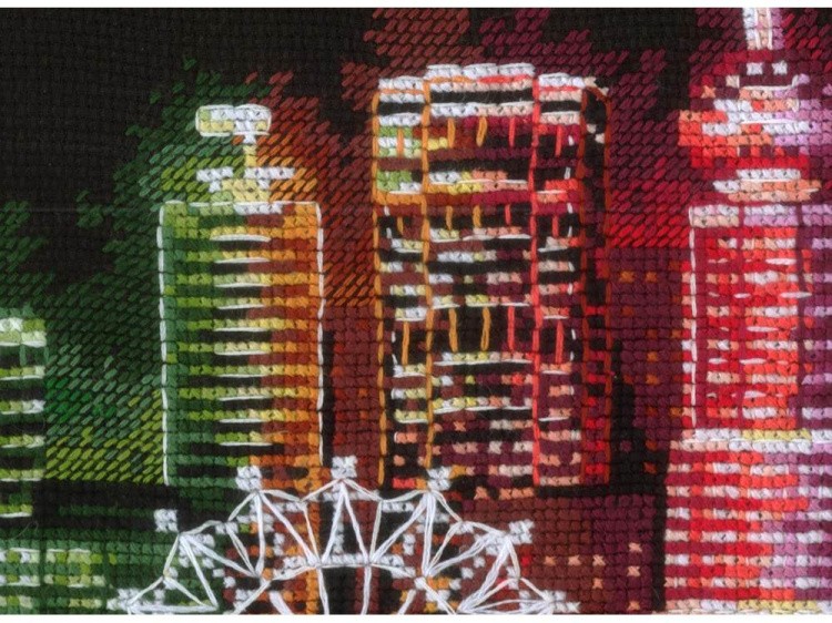 Набор для вышивания «Ночной город» — картинка 7