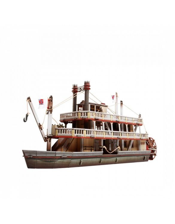 Сборная модель из картона «Дикий запад. Пароход.» — картинка 3