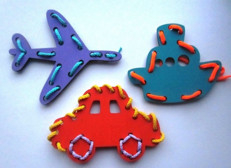 Игра - шнурочки «Транспорт» — картинка 3