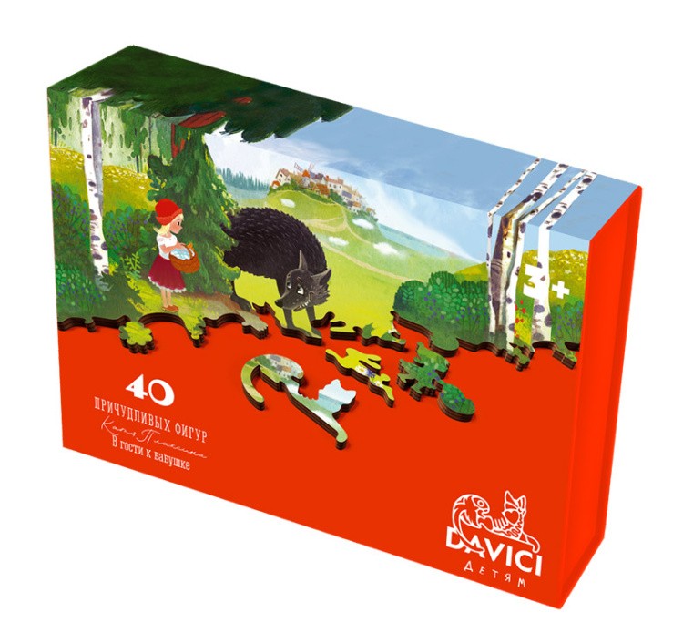 Деревянные пазлы DAVICI «В гости к бабушке» — картинка 9