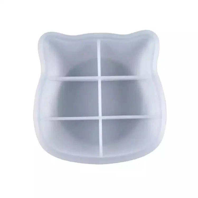 Силиконовый молд - Блюдце с ушками, 10x10см — картинка 2