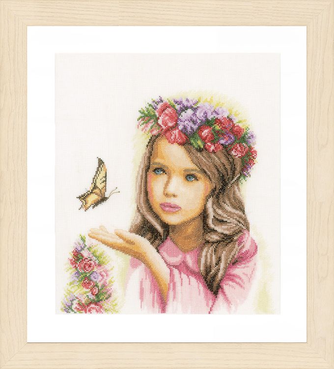 Набор для вышивания «Ангел с бабочками»