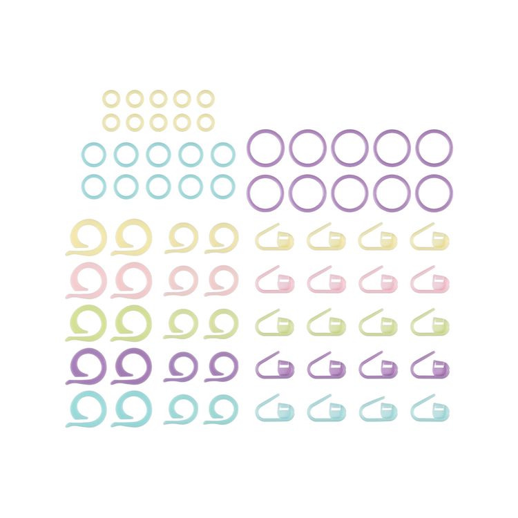 Маркировочные кольца, пластик, 70 шт., Gamma — картинка 2