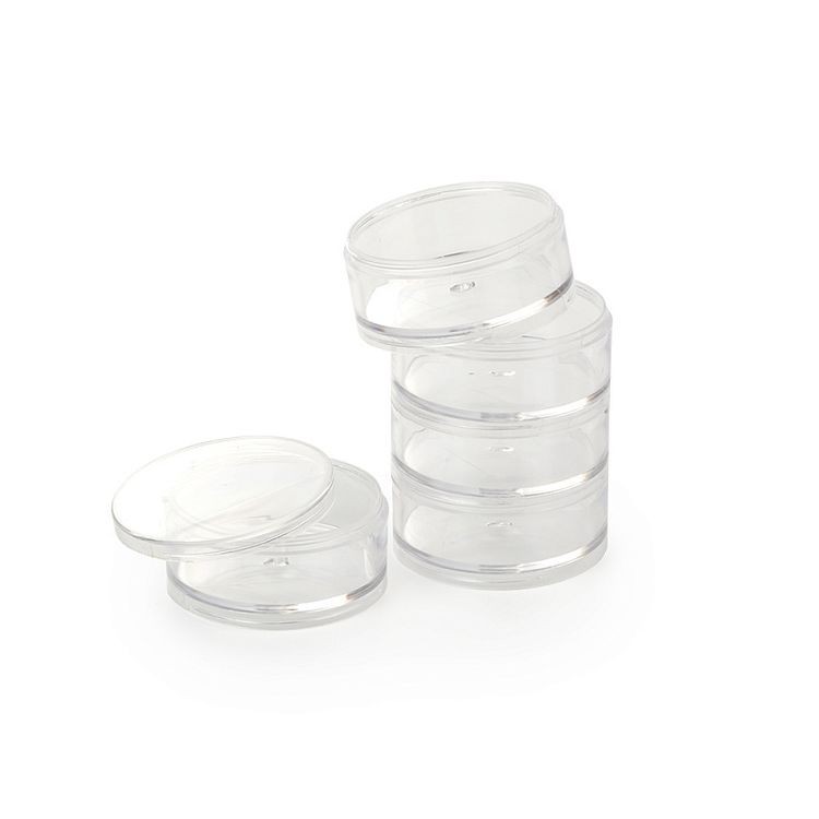 Набор баночек для бисера, 7х13,5 см, цвет: прозрачный, TBY — картинка 2