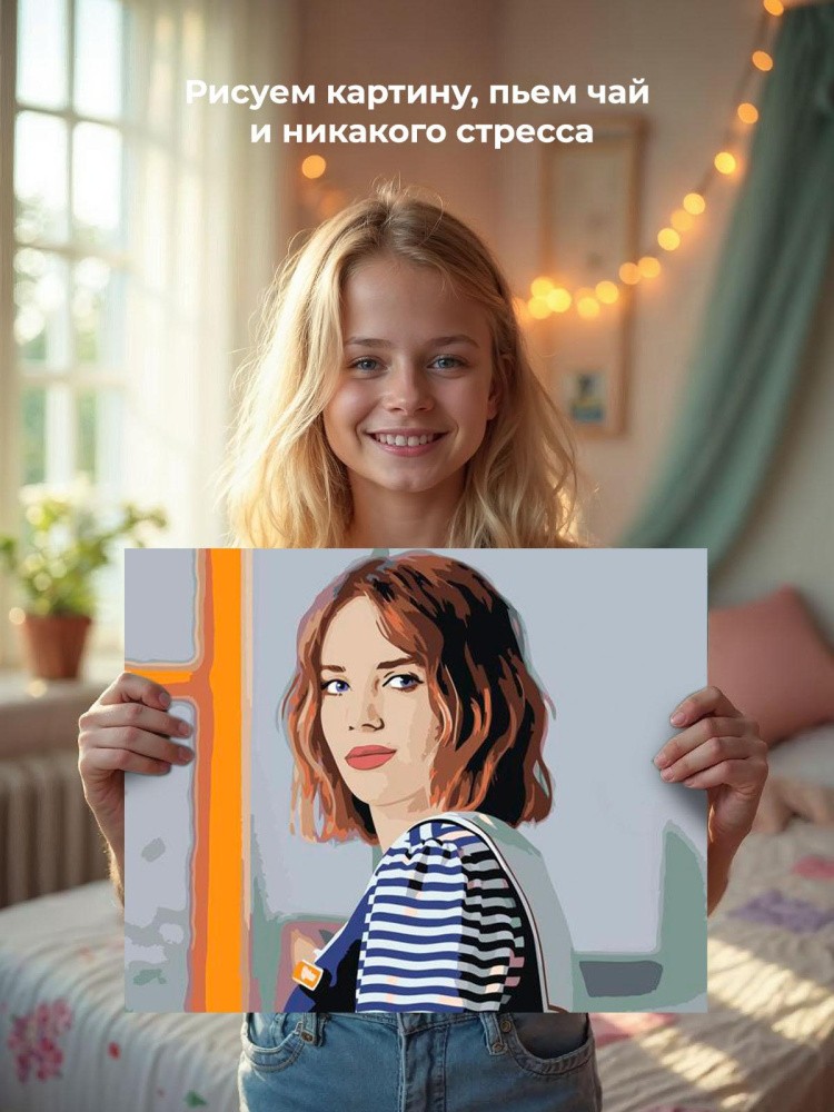 Картина по номерам «Очень странные дела: Робин Бакли - Майя Хоук» — картинка 7