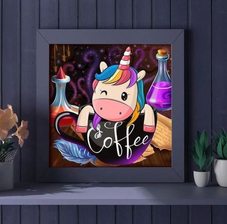 Алмазная вышивка «Единорог алхимик» — картинка 3