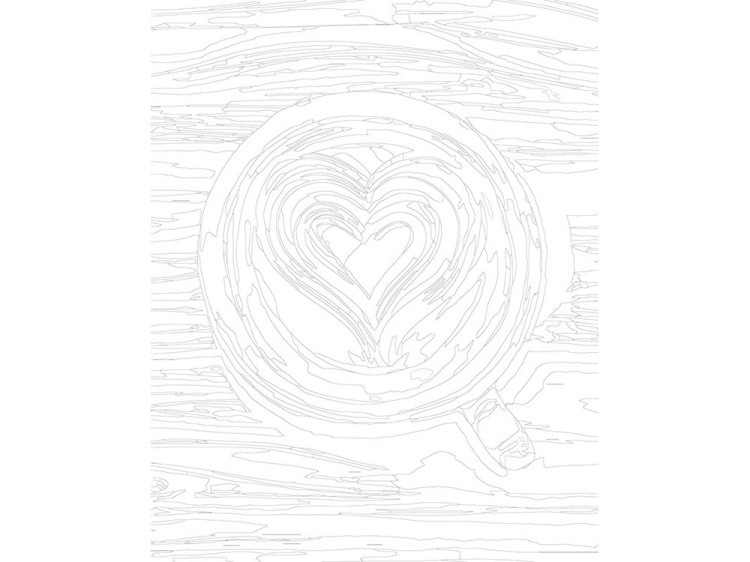 Картина по номерам «Романтический кофе» — картинка 3