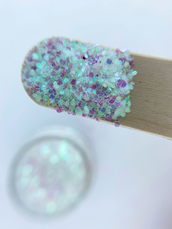 Глиттер Розовый кристалл средний 25 мл, Art Resin LAB — картинка 2