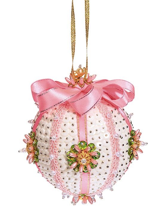 Набор для творчества «Новогодний шар из пайеток. Нежность розовый», Волшебная мастерская