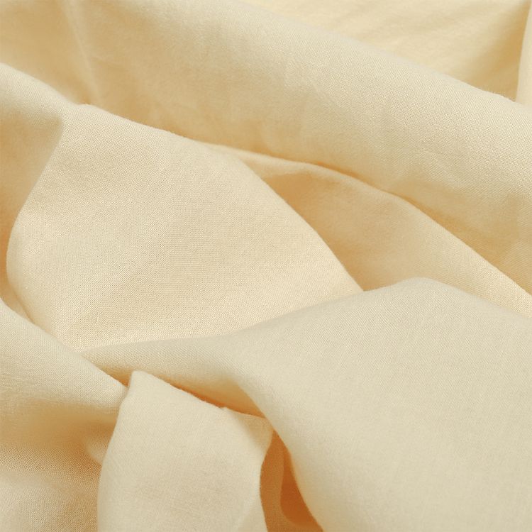 Ткань Хлопок крэш, 5 м х 150 см, 90 г/м², цвет: молочный, TBY — картинка 4