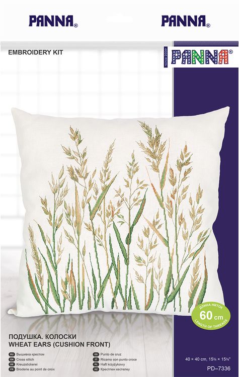 Набор для вышивания «Подушка. Колоски» — картинка 4