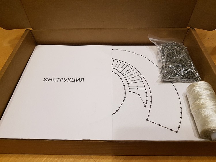 Набор для творчества STRING ART «Греческий шлем» — картинка 2