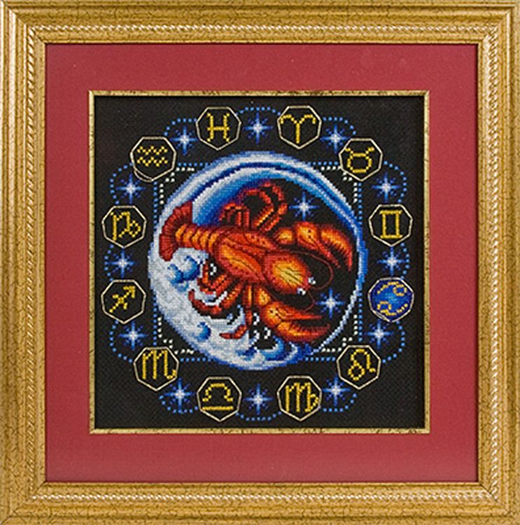 Набор для вышивания «Знаки Зодиака. Рак» — картинка 2