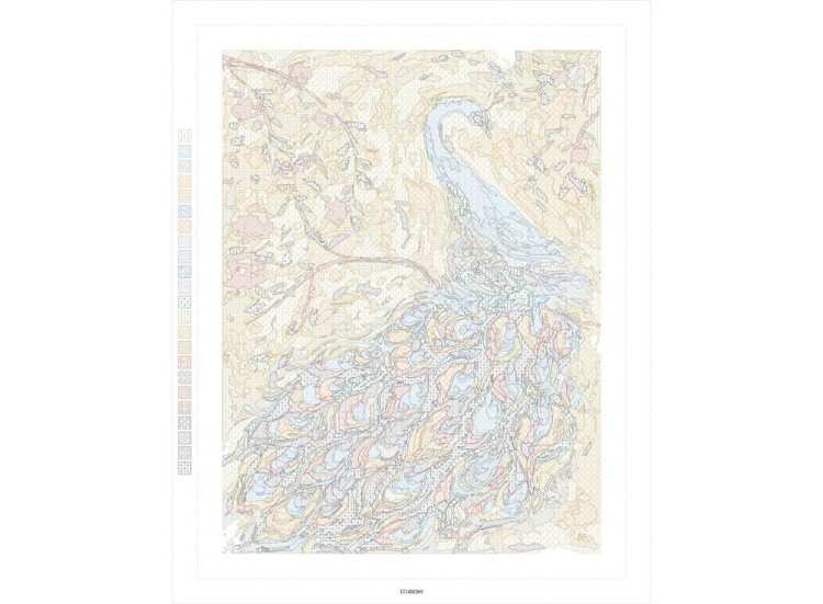 Картина по номерам «Павлин» — картинка 2