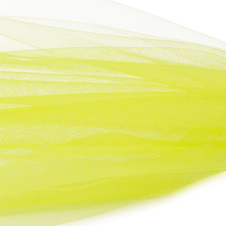 Еврофатин мягкий матовый Hayal Tulle, 5 м, ширина 300 см, цвет: желтый неон, Hayal — картинка 2