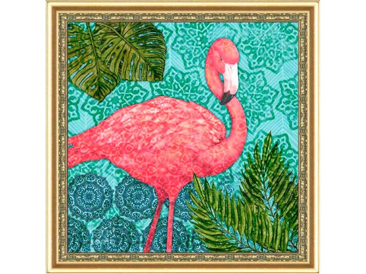 Мозаика из пайеток «Экзотический фламинго»
