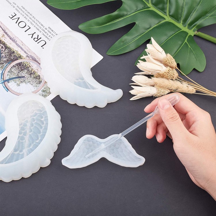 Силиконовый молд Epoxy Master крылья ангела, 10,3x3,8 см — картинка 3