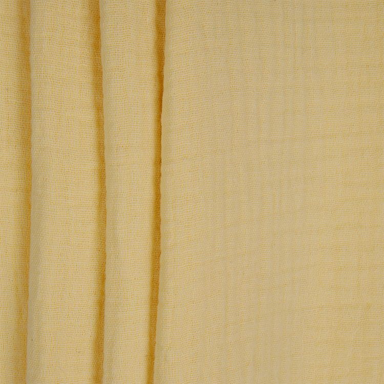 Ткань Муслин, 1 м х 130 см, 125 г/м², цвет: желтый, TBY — картинка 2
