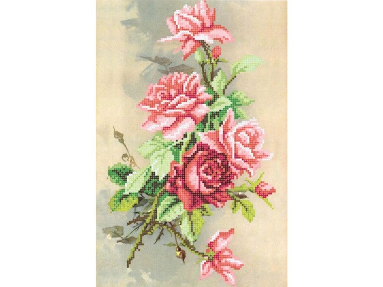 Набор для вышивания бисером «Вечернии розы»