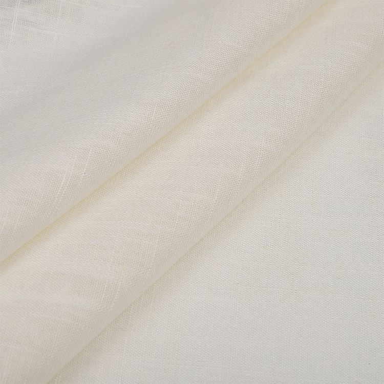 Ткань льняная, 1 м x 140 см, 190 г/м², цвет: экрю, TBY — картинка 3