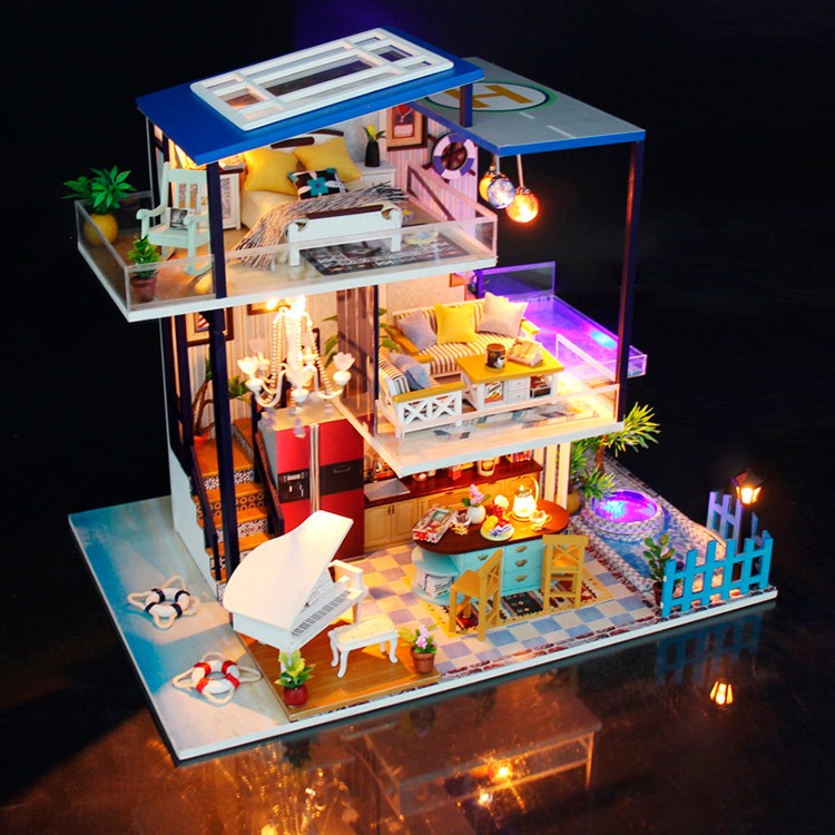 Набор для создания миниатюры (румбокс) «Современный дом» — картинка 2