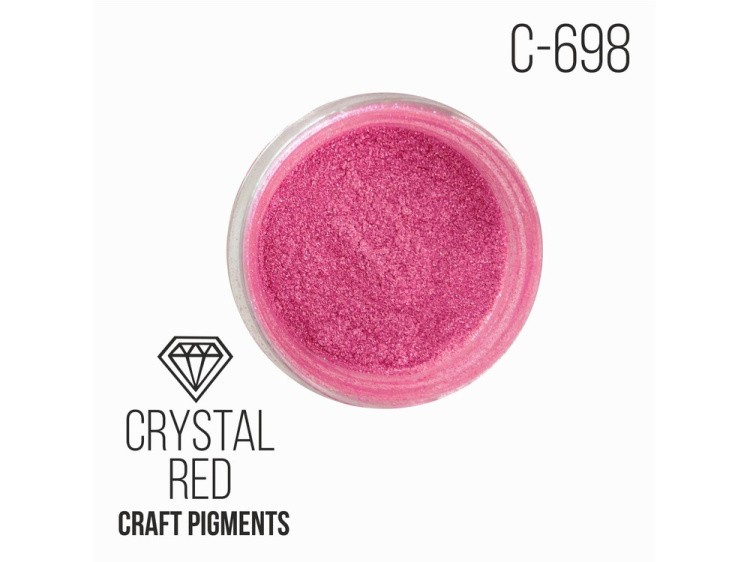 Пигмент минеральный кристаллический красный (Crystal Red) 10 мл, CraftPigments