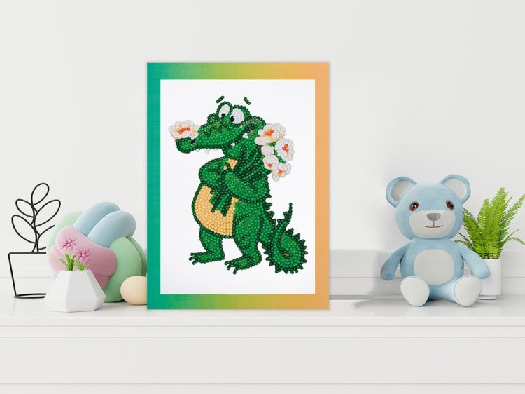 Алмазная вышивка «Крокодил» — картинка 2