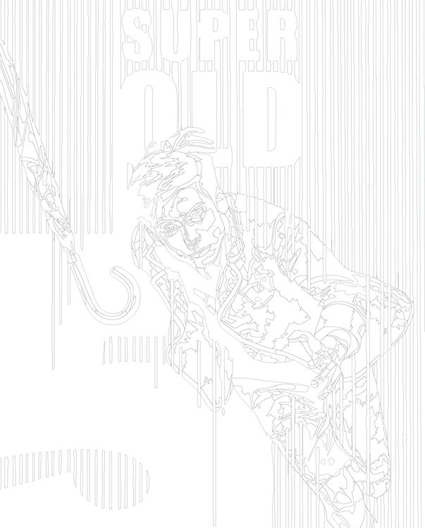 Картина по номерам «Академия Амбрелла: Номер Пятый - Эйдан Галлахер 6» — картинка 3