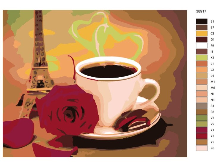 Картина по номерам «Романтика» — картинка 2