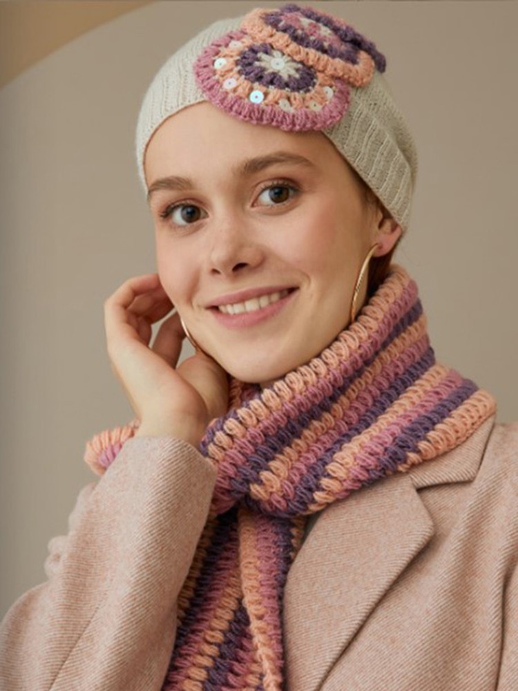 Пряжа NAKO Super inci Narin (Нако Супер инси нарин), (1175), красный, 5 шт. по 100 г — картинка 16