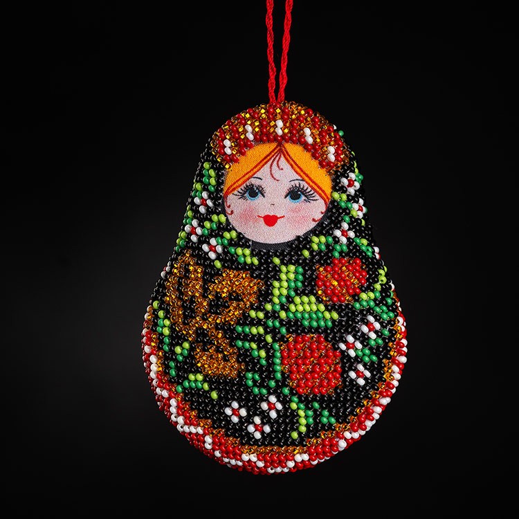 Набор для вышивания «Матрешка Хохлома» — картинка 3