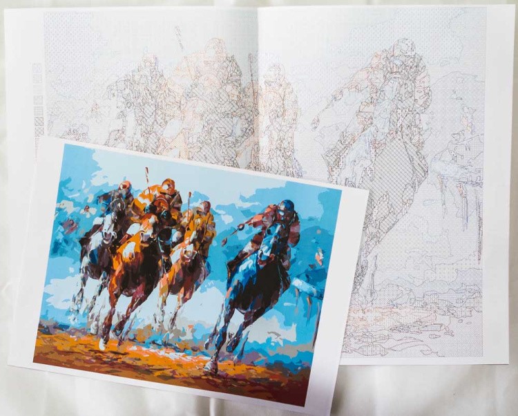 Картина по номерам «Тюльпаны» — картинка 4